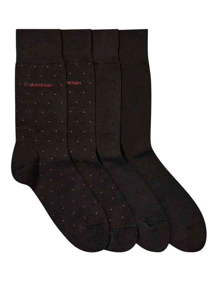 Socks Gift Box 4 Pack in Black