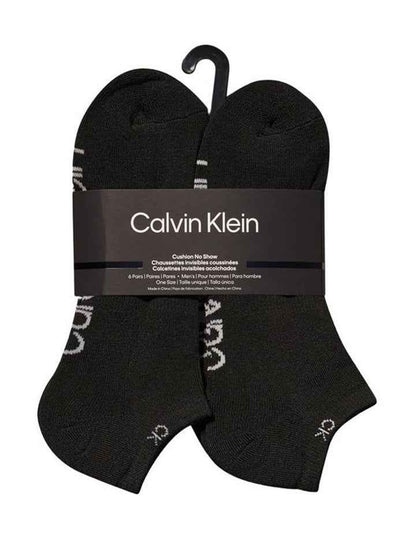 Quarter Crew Sport Socks 6 Pack in Black