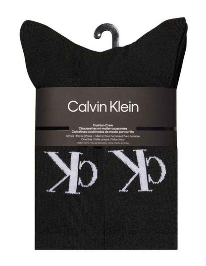 Cotton Socks 5 Pack in Black