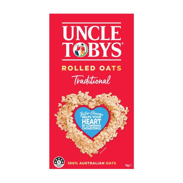 UNCLE TOBYS PORRIDGE OATS:ORIGINAL:.1 KG