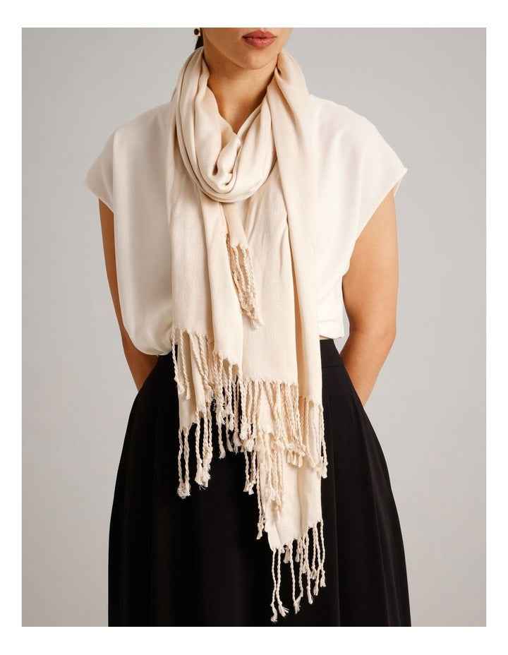 Pashminetta Scarf in Champagne