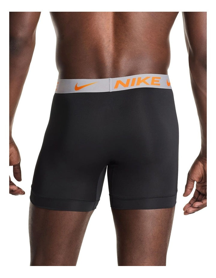 Everyday Micro Boxer Briefs 3 Pack in Black