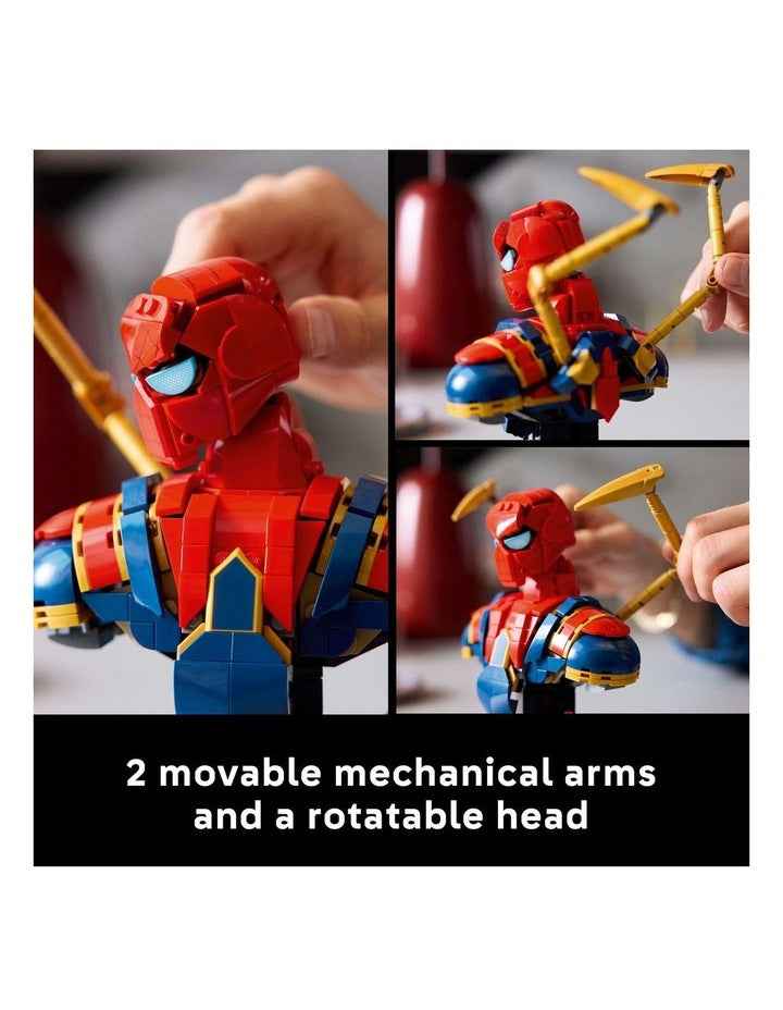 Super Heroes Marvel Iron Spider-Man Bust 76326 Toy