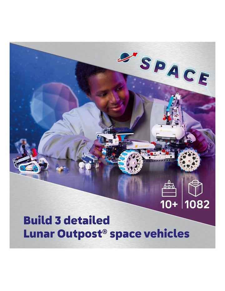 Technic Lunar Outpost Moon Rover Space Vehicle 42211