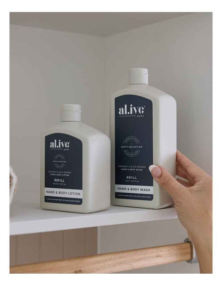 Coconut And Wild Orange Wash Refill 1 Litre