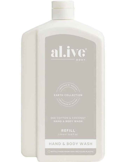 Sea Cotton And Coconut Wash Refill 1 Litre