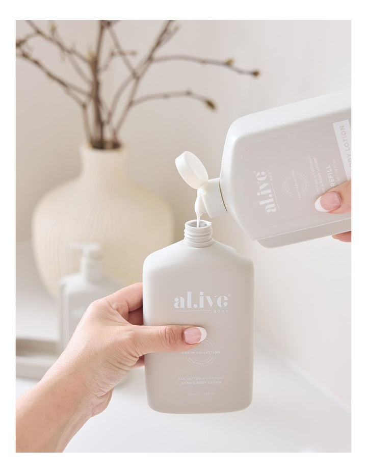 Sea Cotton And Coconut Wash Refill 1 Litre