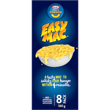 Kraft Easy Mac & Cheese Dinner 8 pack
