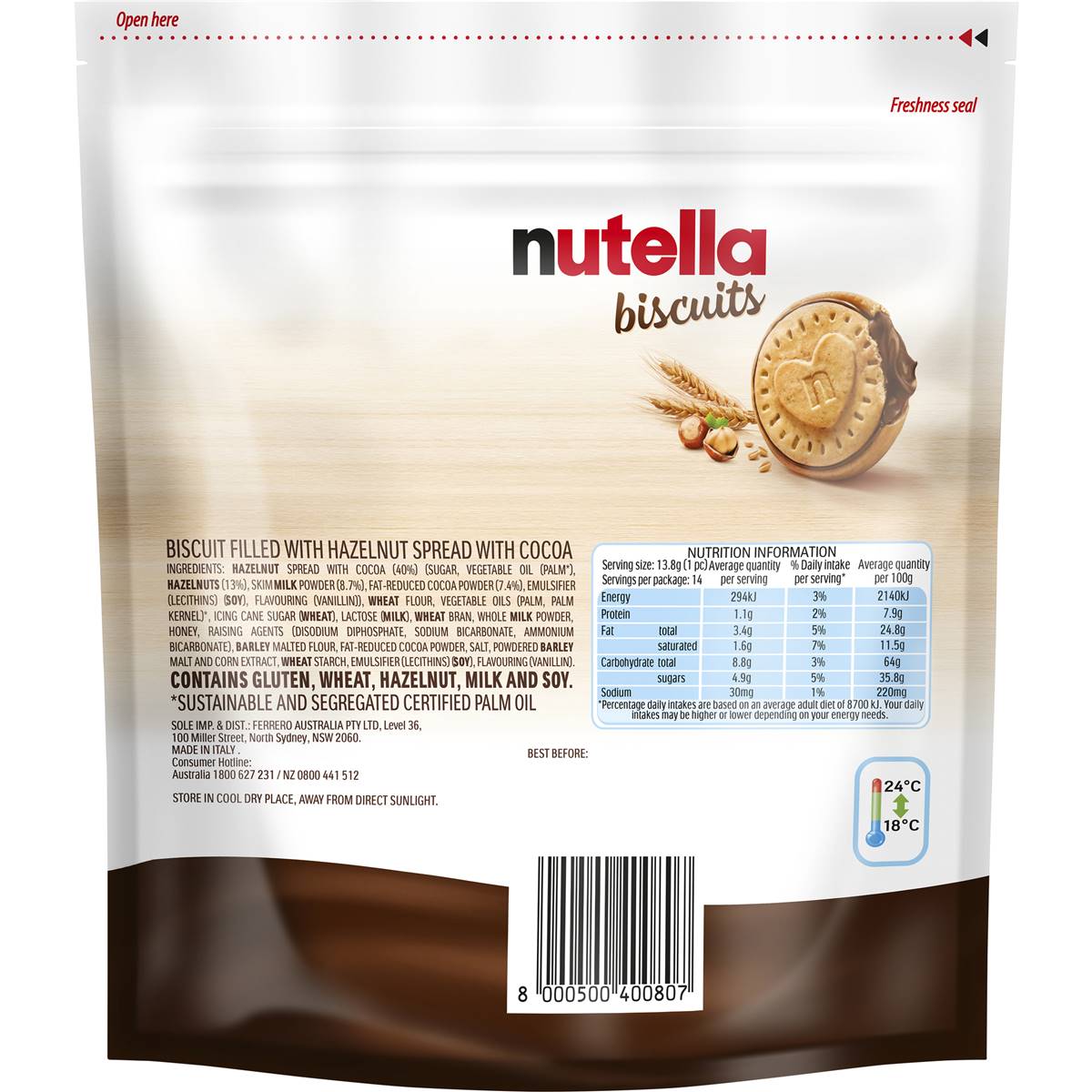 Nutella Biscuits 193g
