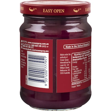 Ocean Spray Fruit Sauce Cranberry Whole Berry 275g