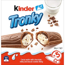 Kinder Tronky Creamy Chocolate Wafer Biscuit 5 pack