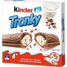 Kinder Tronky Creamy Chocolate Wafer Biscuit 5 pack