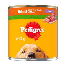 PEDIGREE ADULT WET DOG FOOD WITH 5 KINDS OF MEAT LOAF 700G CAN