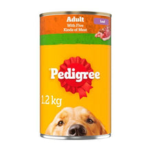 PEDIGREE ADULT WET DOG FOOD WITH 5 KINDS OF MEAT LOAF 1.2KG CAN