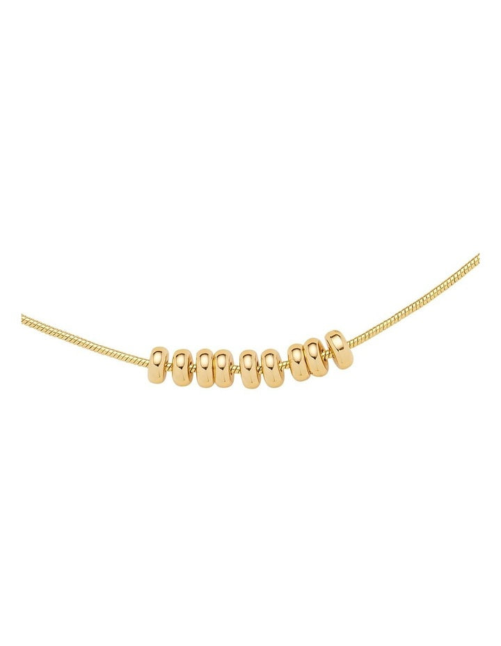 Bead Cluster Necklace in Gold