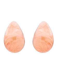 Teardrop Earrings in Blush