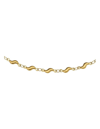 Twist Link Necklace in Gold