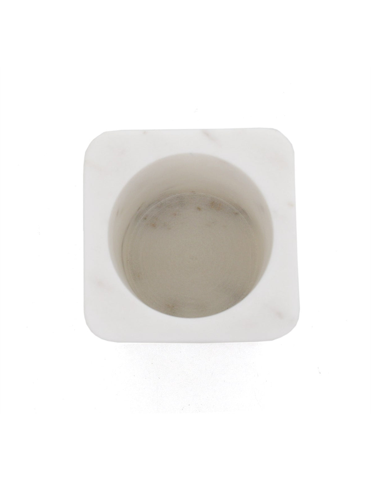 White Marble Bathroom Tumbler Toothbrush Holder White