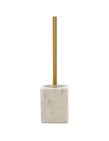 White Marble Toilet Brush Holder