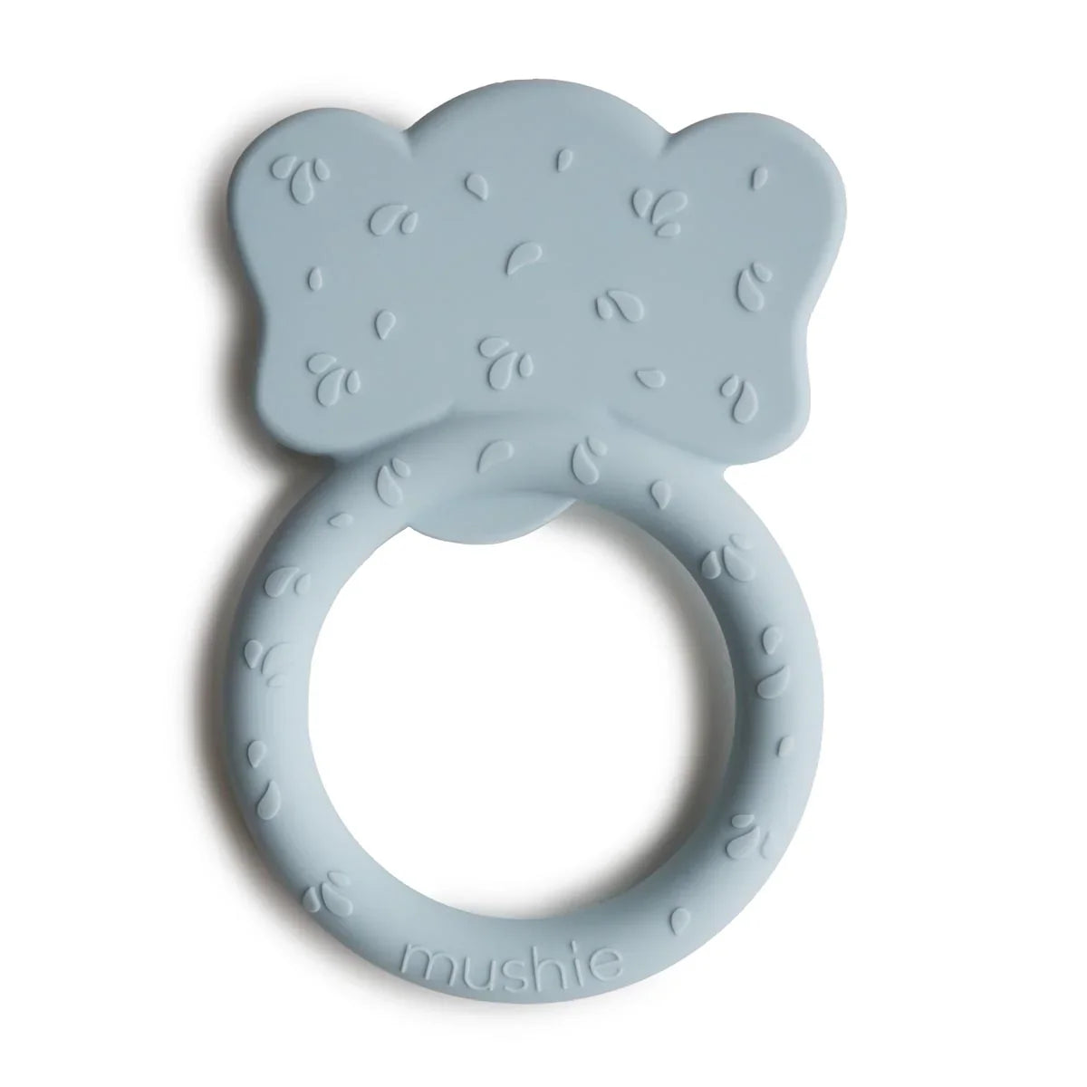 Mushie Elephant Teething Ring Silicone Baby Teether Baby Toys Baby Gifts 3m+
