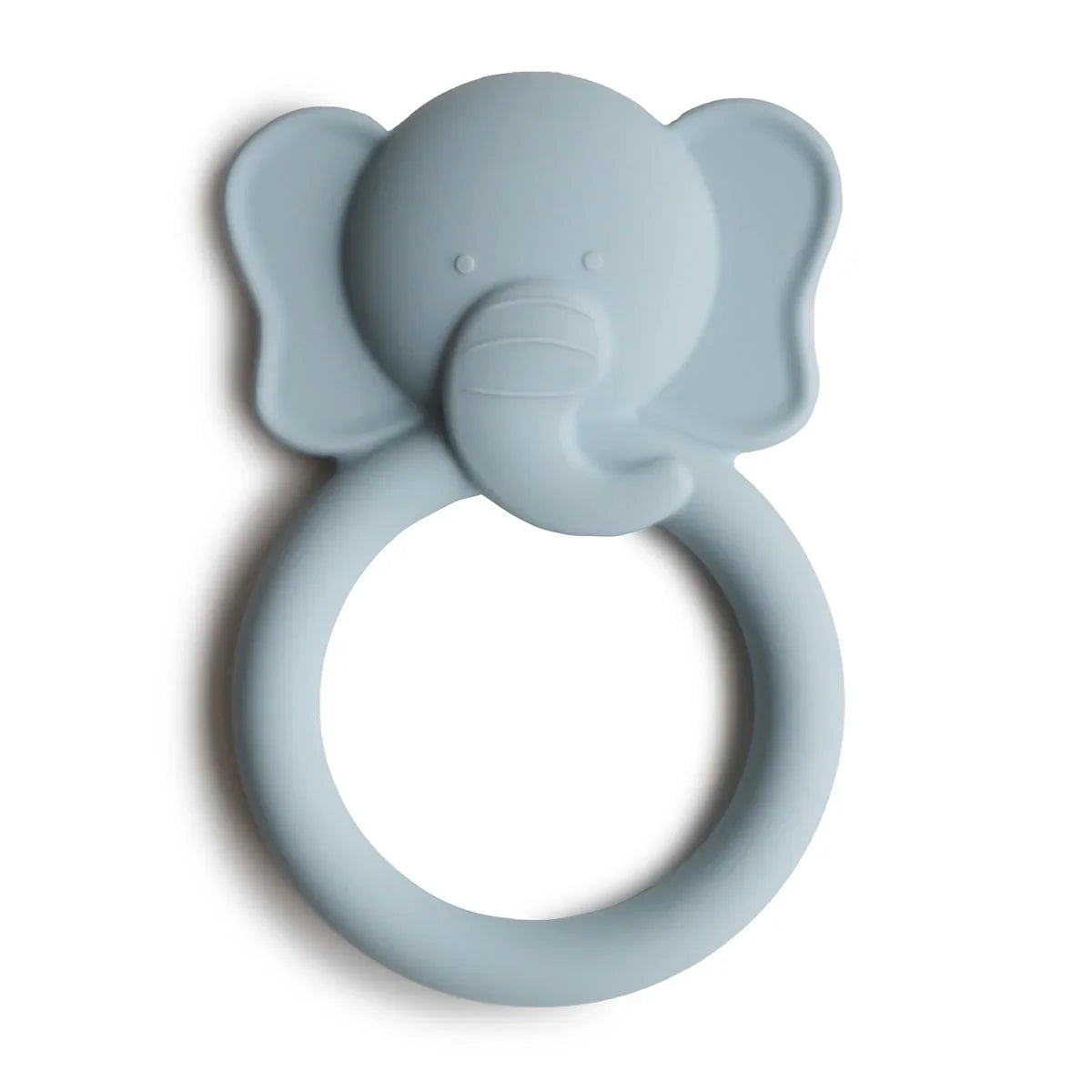 Mushie Elephant Teething Ring Silicone Baby Teether Baby Toys Baby Gifts 3m+