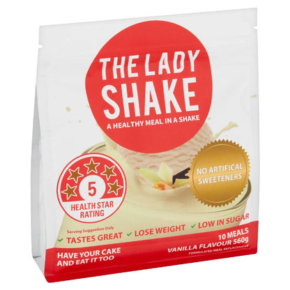 The Lady Shake Diet High Protein Low Sugar Vanilla Meal Replacement 560g