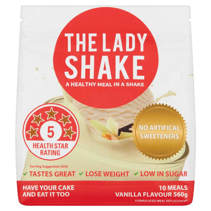 The Lady Shake Diet High Protein Low Sugar Vanilla Meal Replacement 560g