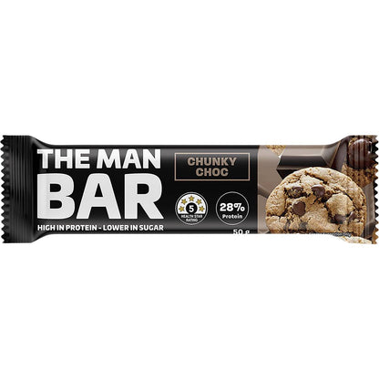 The Man Bar Diet High Protein Low Sugar Chunky Choc High Fibre 50g