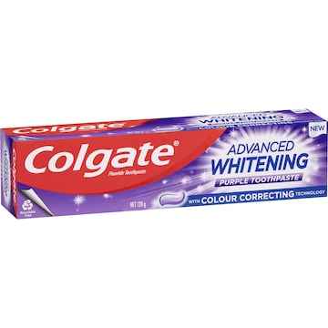 Colgate Advanced Whitening Toothpaste Purple 120g