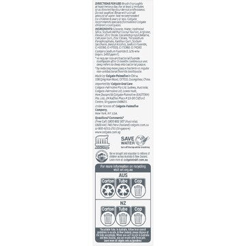 Colgate Plaque Release Toothpaste Total Reviving Cool Mint 95g