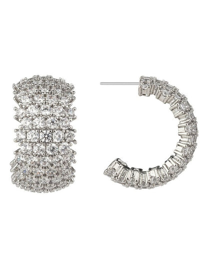 Hoop Earrings in Silver