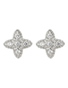 GJED020M Star Stud Earrings in Silver