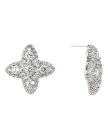 GJED020M Star Stud Earrings in Silver