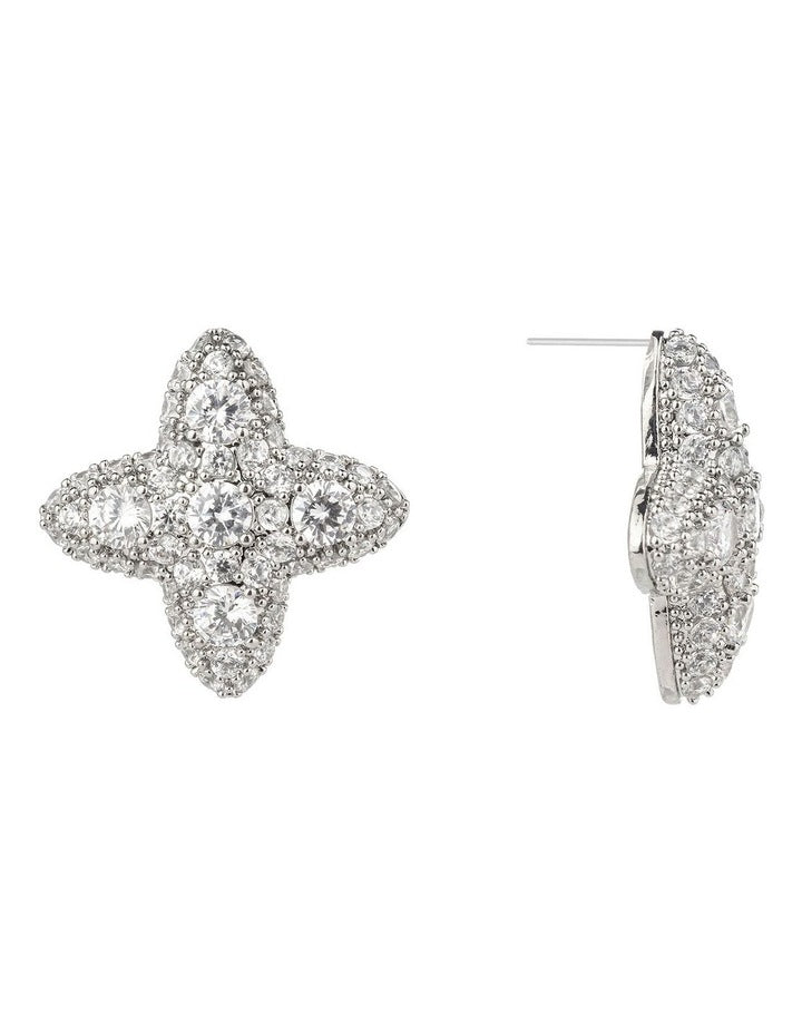 GJED020M Star Stud Earrings in Silver