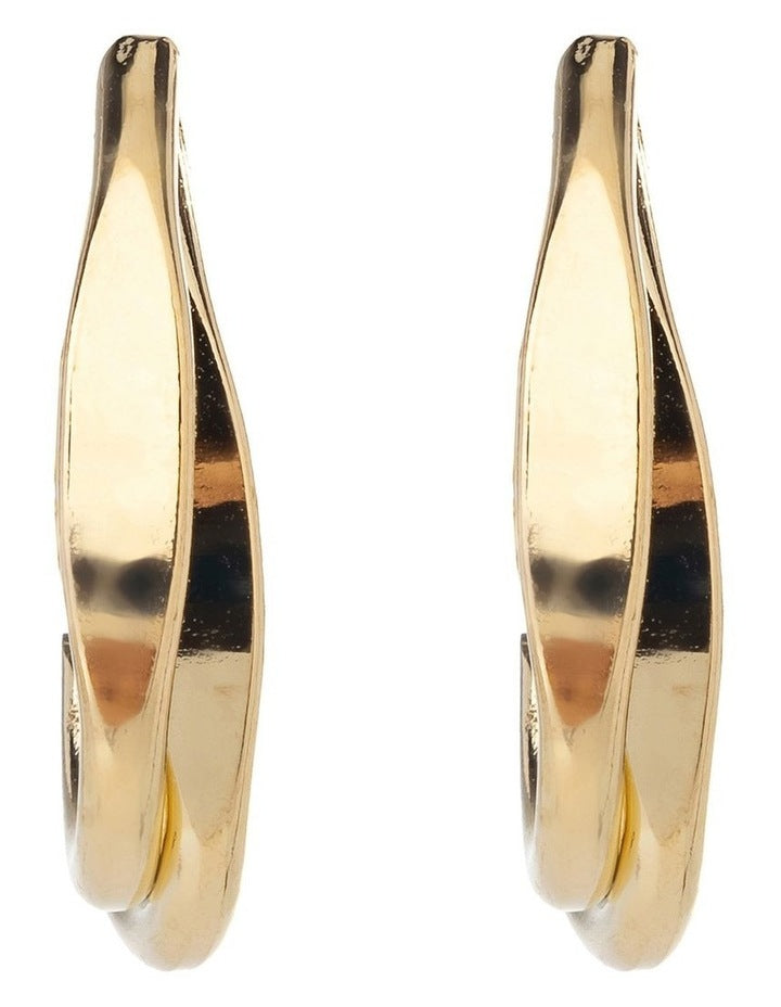GJED037D - Hoop Earrings in Gold