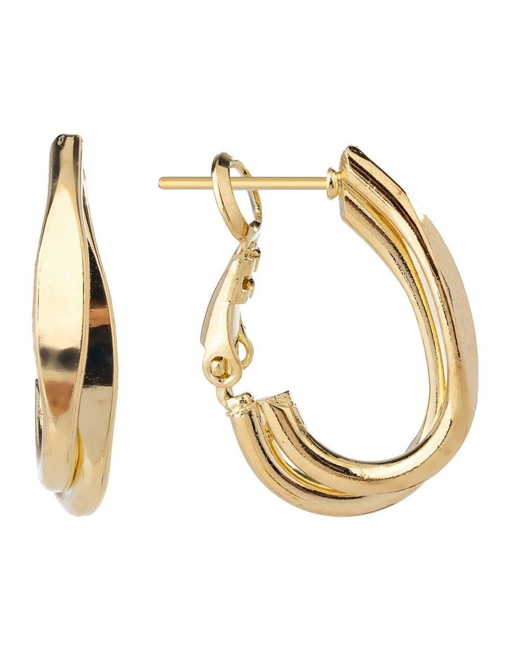 GJED037D - Hoop Earrings in Gold