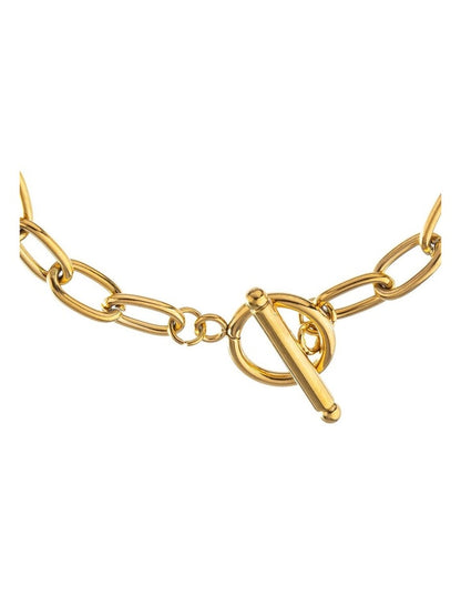 GJBD002M - Chain Fob Bracelet in Gold