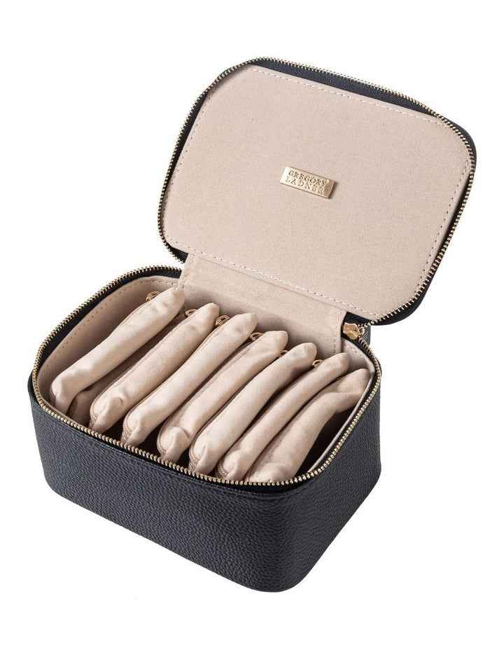 Medium Jewellery Box with Pouches in Blue