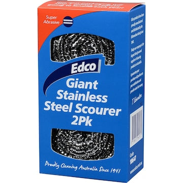 Edco Stainless Steel Scourer 2 pack