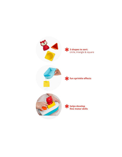 Zoo Sort & Stack Boat Baby Bath Toy