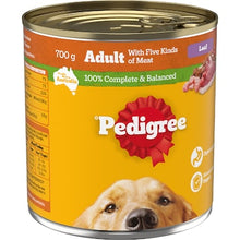 Pedigree 5 Meats Wet Dog Food 700g
