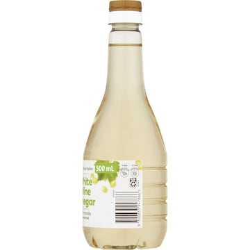 Woolworths Vinegar White Wine 500mL
