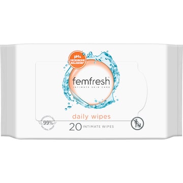 Femfresh Intimate Hygiene Feminine Wipes 20 pack
