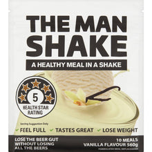 The Man Shake Diet High Protein Low Sugar Vanilla Meal Replacement 560g