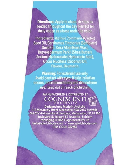 Coconut and Hyaluronic Lush Lip Balm 15g