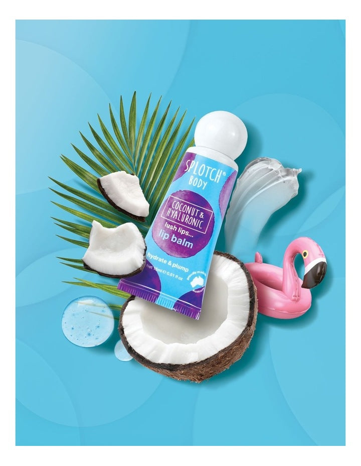 Coconut and Hyaluronic Lush Lip Balm 15g