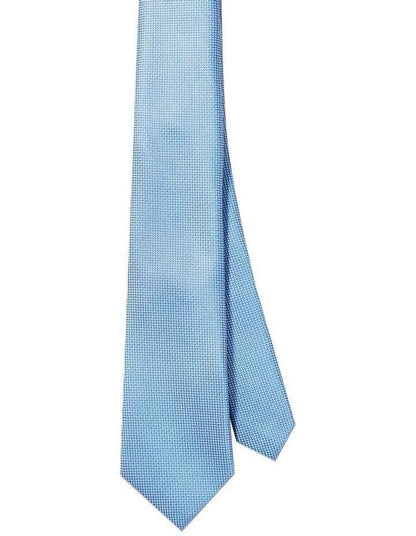 Check Tie in Blue