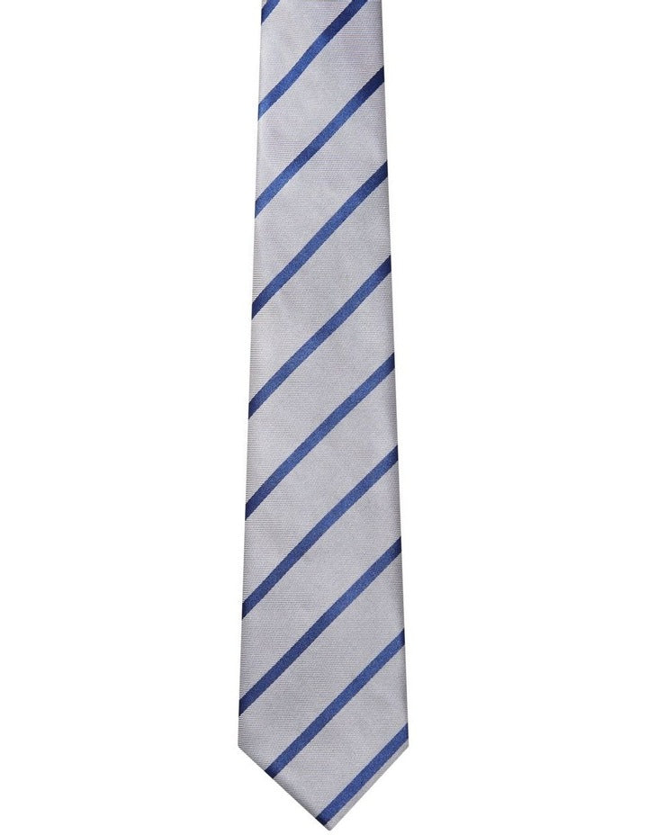 Stripe Tie in Grey