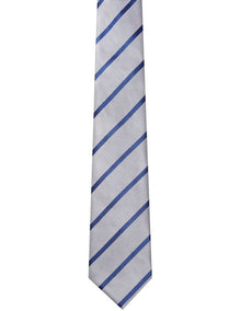 Stripe Tie in Grey