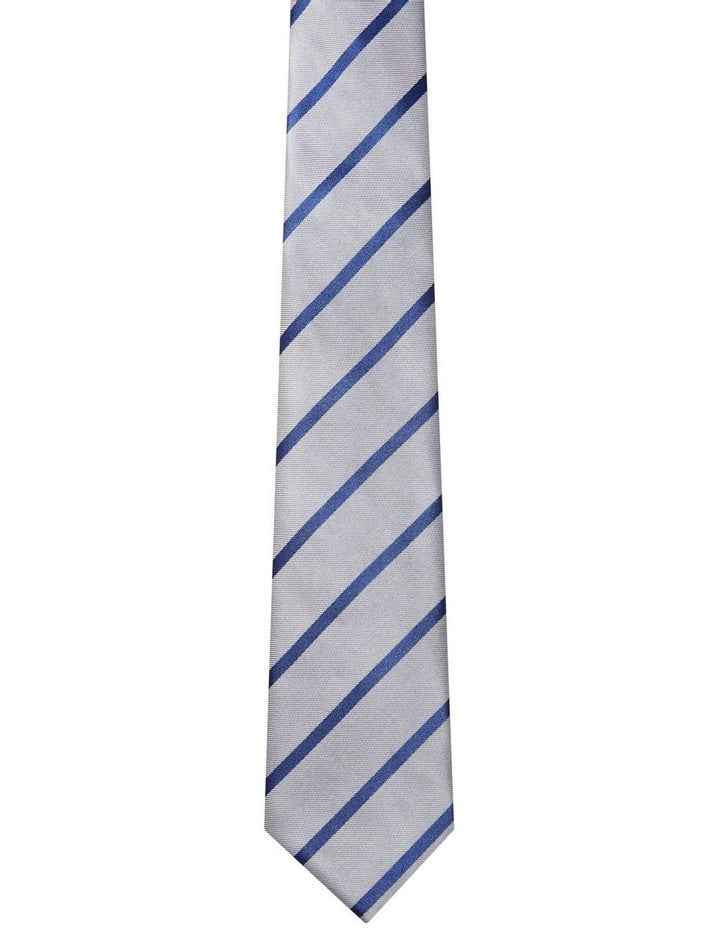 Stripe Tie in Grey